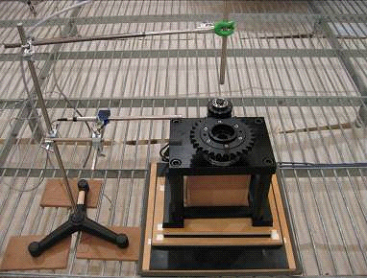 図２　無響室でのトロコイド歯車の騒音測定