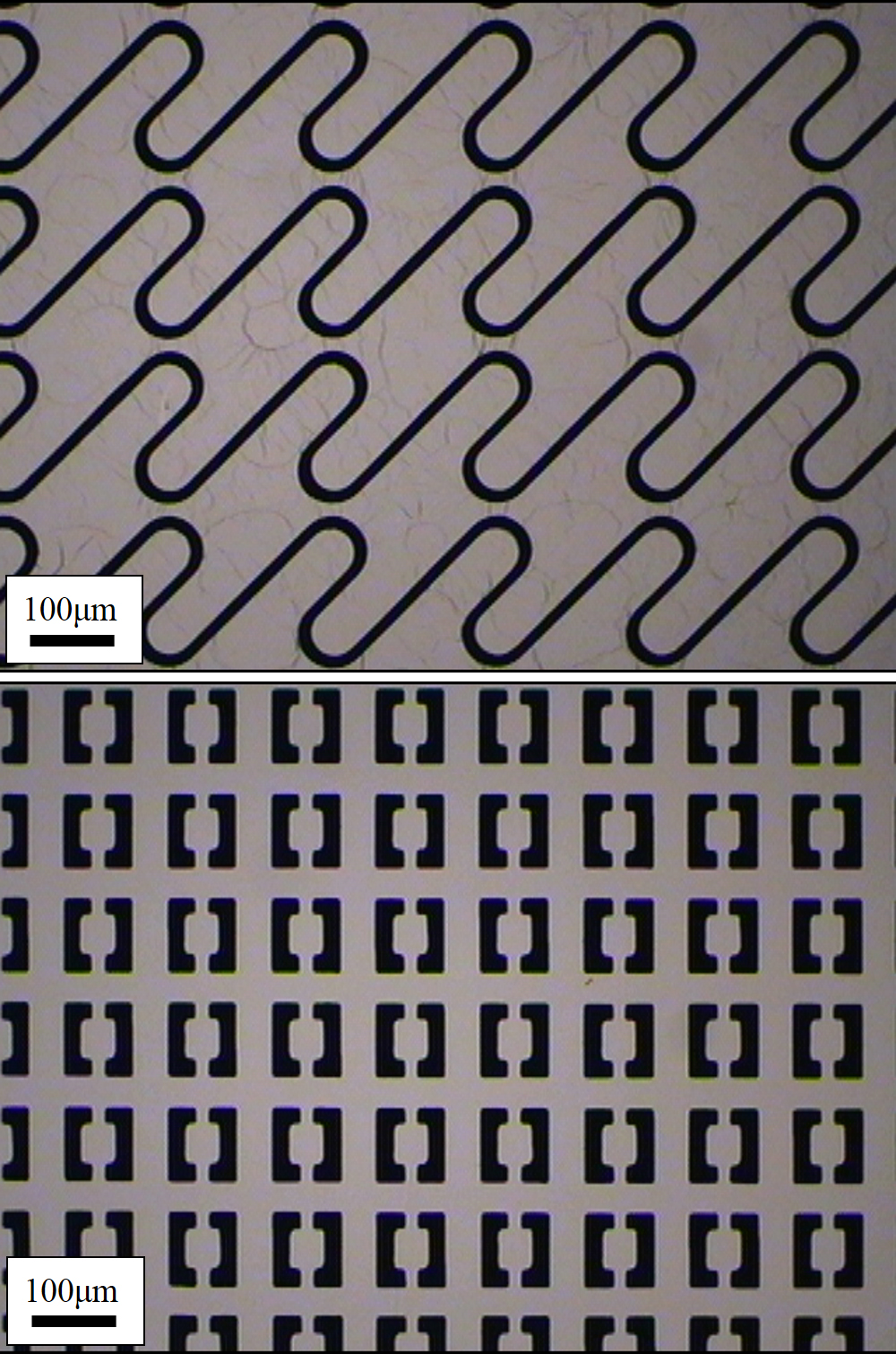 Metamaterials fabricated by using Galvano scanner system.