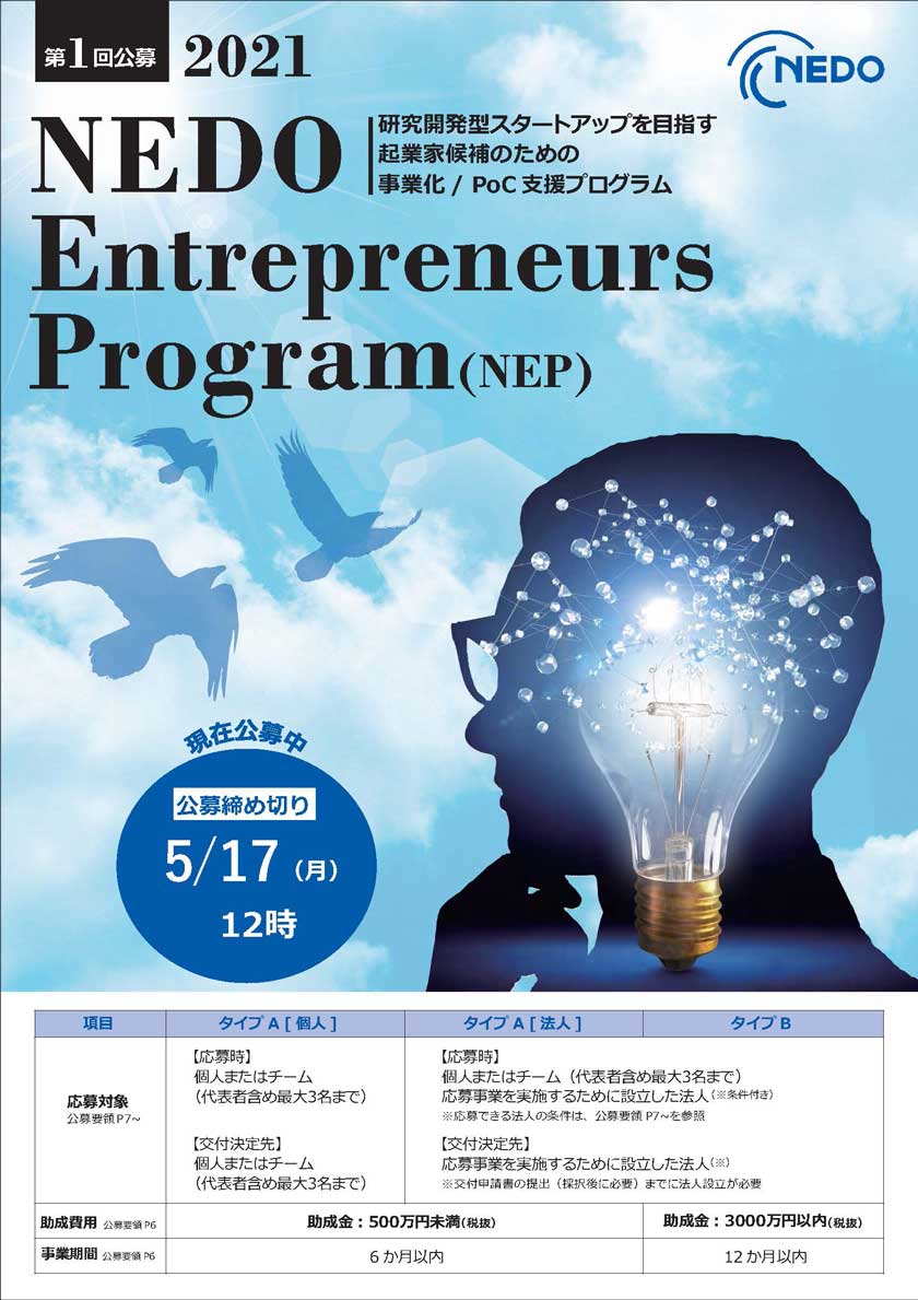 第1回公募 NEDO NEP2021