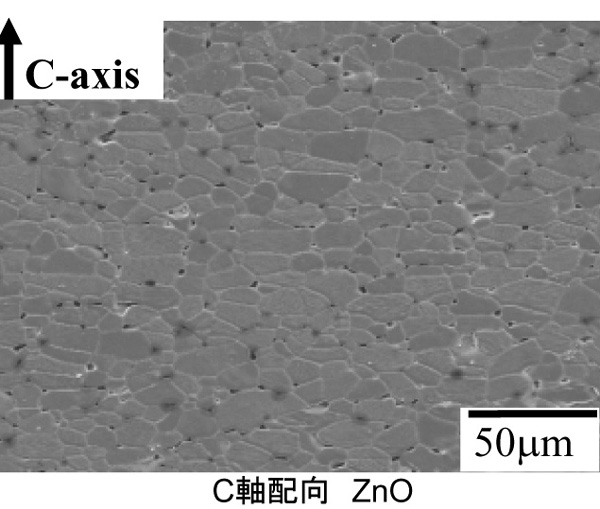 図１ c軸配向酸化亜鉛